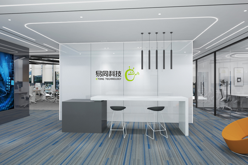 办公室前台这样设计赚足了眼球