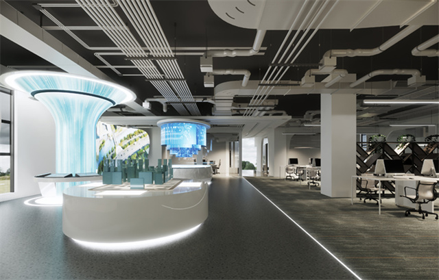 500平方高科技公司办公室设计